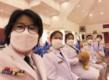 ไฟล์แนบ กปภ.สาขาขลุง เข้าร่วมพิธีทำบุญถวายพระราชกุศล และพิธีถวายราชสักการะพร้อมวางพานพุ่มในกิจกรรมวันเฉลิมพระเกียรติสมเด็จพระนางเจ้าฯ พระบรมราชินี เนื่องในโอกาสวันเฉลิมพระชนมพรรษา 3 มิถุนายน 2566