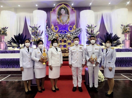 ไฟล์แนบ กปภ.สาขาขลุง เข้าร่วมพิธีทำบุญถวายพระราชกุศล และพิธีถวายราชสักการะพร้อมวางพานพุ่มในกิจกรรมวันเฉลิมพระเกียรติสมเด็จพระนางเจ้าฯ พระบรมราชินี เนื่องในโอกาสวันเฉลิมพระชนมพรรษา 3 มิถุนายน 2566