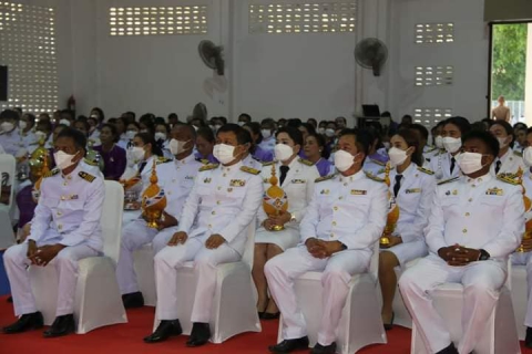 ไฟล์แนบ การประปาส่วนภูมิภาคสาขากาญจนดิษฐ์ เข้าร่วมพิธีถวายเครื่องราชสักการะและวางพานพุ่ม และพิธีจุดเทียนถวายพระพรชัยมงคล กิจกรรมเฉลิมพระเกียรติสมเด็จพระนางเจ้าสุธิดา พัชรสุธาพิมลลักษณ พระบรมราชินี เนื่องในโอกาสวันเฉลิมพระชนมพรรษา 3 มิถุนายน 2566