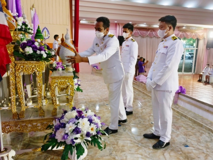 ไฟล์แนบ กปภ.สาขาท่ามะกา ร่วมพิธีถวายเครื่องราชสักการะและวางพานพุ่ม และพิธีจุดเทียนถวายพระพรชัยมงคล กิจกรรมเฉลิมพระเกียรติสมเด็จพระนางเจ้าสุทิดา พัชรสุธาพิมลลักษณ พระบรมราชินี เนื่องในโอกาสวันเฉลิมพระชนมพรรษา 3 มิถุนายน 2566