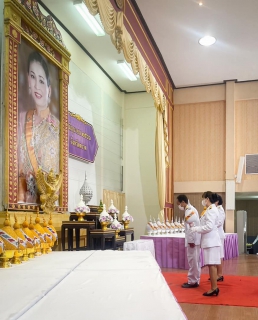 ไฟล์แนบ กปภ.สาขาตราด เข้าร่วมพิธีถวายราชสักการะพร้อมวางพานพุ่มในกิจกรรมวันเฉลิมพระเกียรติสมเด็จพระนางเจ้าฯ พระบรมราชินี เนื่องในโอกาสวันเฉลิมพระชนมพรรษา 3 มิถุนายน 2566