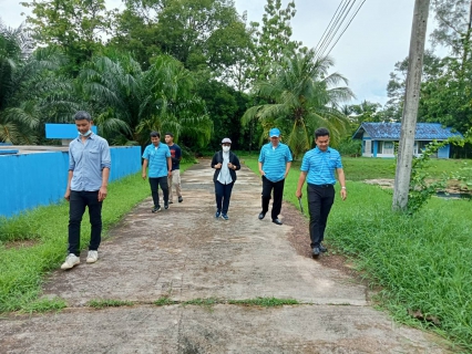 ไฟล์แนบ การประปาส่วนภูมิภาคสาขากาญจนดิษฐ์ ร่วมกับกองระบบผลิตและควบคุมคุณภาพน้ำ กปภ.เขต 4 ลงพื้นที่วางแผนสูบจ่ายน้ำเพิ่มแรงดันน้ำเข้าเส้นท่อส่งน้ำ สมุย ณ จุดเพิ่มแรงดันควนดินแดง กปภ.สาขากาญจนดิษฐ์