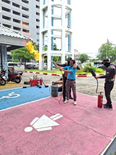 ไฟล์แนบ กปภ.สาขาคลองหลวง เข้าร่วมฝึกอบรม "การป้องกันอัคคีภัยและซ้อมอพยพหนีไฟ" ประจำปี 2566 