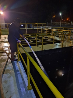 ไฟล์แนบ กปภ.สาขาระนอง ดำเนินการตามแผน ล้างถังตกตะกอนโรงกรองน้ำหาดส้มแป้น