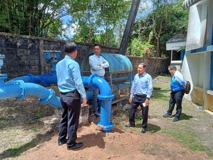 ไฟล์แนบ การประปาส่วนภูมิภาคสาขากาญจนดิษฐ์ ให้การต้อนรับ นายสุรชัย เชื้อแพ่ง รองผู้ว่าการ (ปฏิบัติการ 5) และ นายไกรสร มะหะหมัด ผช.กปภ.ข.4 (บริหาร) ในโอกาสลงพื้นที่ ตรวจเยี่ยมกปภ.สาขากาญจนดิษฐ ์