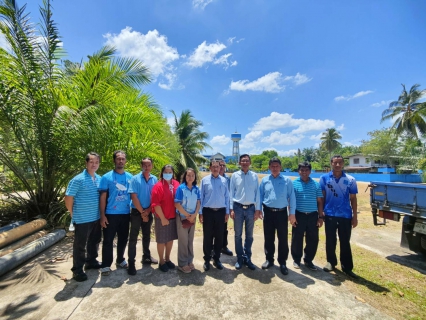 ไฟล์แนบ การประปาส่วนภูมิภาคสาขากาญจนดิษฐ์ ให้การต้อนรับ นายสุรชัย เชื้อแพ่ง รองผู้ว่าการ (ปฏิบัติการ 5) และ นายไกรสร มะหะหมัด ผช.กปภ.ข.4 (บริหาร) ในโอกาสลงพื้นที่ ตรวจเยี่ยมกปภ.สาขากาญจนดิษฐ ์