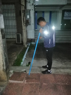 ไฟล์แนบ การประปาส่วนภูมิสาขาจันดี ลงพื้นที่เดินสำรวจหาท่อแตก-ท่อรั่ว