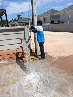 ไฟล์แนบ การประปาส่วนภูมิภาคสาขาอ่าวลึก ดำเนินการตามแผนงานบริการและควบคุมน้ำสูญเสีย โบล์วตะกอน ตามแผนระบายตะกอนในเส้นท่อ