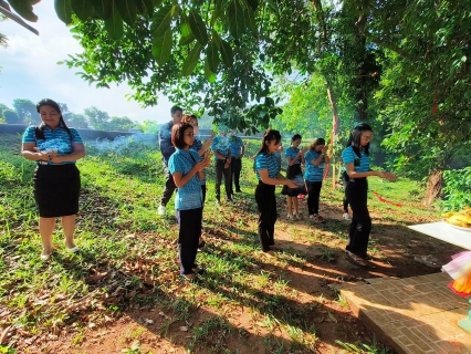ไฟล์แนบ กปภ.สาขาภูเก็ต ร่วมจัดกิจกรรม พิธีสักการะพระภูมิเจ้าที่ ศาลพระแม่ธรณีวิสุทธิสรรพสักขีบารมีธำรงชล ที่ประดิษฐานบริเวณด้านหน้าอาคารสำนักงาน และพิธีสักการะศาลเจ้าแม่นวลน้องตะเคียนทอง 