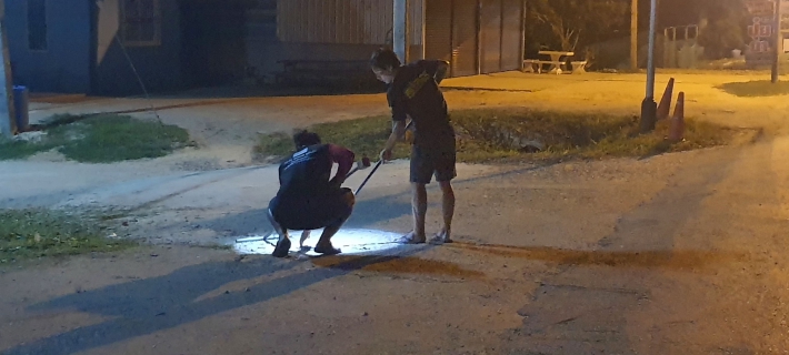 ไฟล์แนบ กปภ.สาขาบ้านตาขุน ลงพื้นที่ทำStep Test และหาท่อแตกรั่ว ในพื้นที่ อำเภอพนม จังหวัดสุราษฎร์ธานี