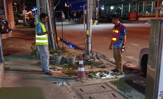 ไฟล์แนบ การประปาส่วนภูมิภาค (กปภ.) สาขาบ้านบึง ลงพื้นที่สำรวจจุดแตกรั่ว เดินหน้าลดน้ำสูญเสีย