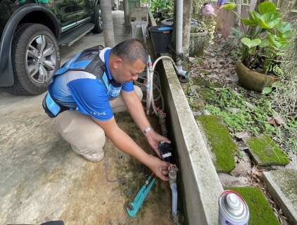 ไฟล์แนบ กปภ.สาขาขลุง ออกสำรวจหาท่อรั่วในพื้นที่ตามแผน MM05 สถานีผลิตน้ำพลิ้ว จ่ายพื้นที่บางสระเก้า พร้อมเช็คแรงดันน้ำ และสุ่มมาตรออนไลน์ ในพื้นที่ตำบลบางสระเก้า