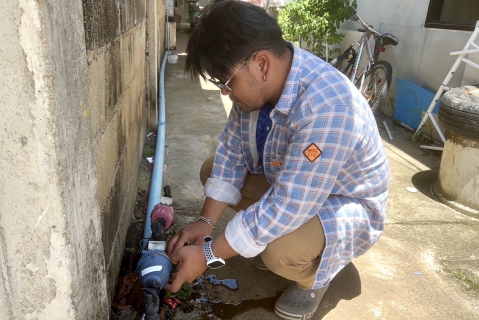 ไฟล์แนบ กปภ.สาขาขลุง ลงพื้นที่เชิงรุกตรวจสอบมาตรวัดน้ำ 0 ลบ.ม.