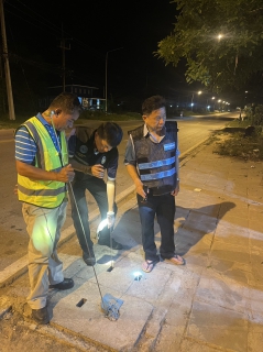 ไฟล์แนบ การประปาส่วนภูมิภาค สาขากระนวน  ทำการออกสำรวจหาท่อแตก-รั่ว โดยวิธีการ ( Passive control ) 