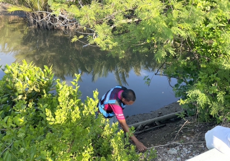 ไฟล์แนบ กปภ.สาขาขลุง ออกสำรวจหาท่อรั่วในพื้นที่ตามแผน MM05 สถานีผลิตน้ำพลิ้ว จ่ายพื้นที่บางสระเก้า บริเวณ ม.2,3,4,5 ต.บางสระเก้า อ.แหลมสิงห์ จ.จันทบุรี