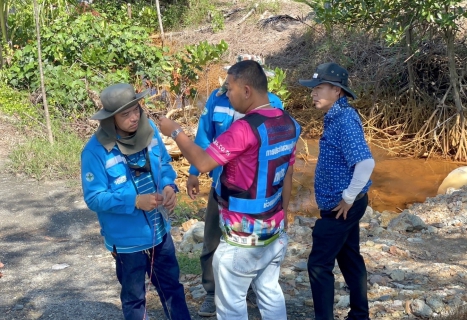 ไฟล์แนบ กปภ.สาขาขลุง ออกสำรวจหาท่อรั่วในพื้นที่ตามแผน MM05 สถานีผลิตน้ำพลิ้ว จ่ายพื้นที่บางสระเก้า บริเวณ ม.2,3,4,5 ต.บางสระเก้า อ.แหลมสิงห์ จ.จันทบุรี