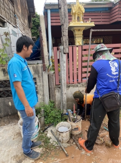 ไฟล์แนบ กปภ.สาขากำแพงเพชร ส่ง Mr.ประปา ตรวจสอบท่อรั่วแก้ไขทันใจ สร้างรอยยิ้มให้ลูกค้า