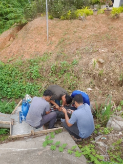 ไฟล์แนบ การประปาส่วนภูมิภาคสาขาอ่าวลึก ลงพื้นที่ทำ Step Test ออกสำรวจค้นหาท่อแตก  รั่ว 
