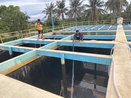 ไฟล์แนบ การประปาส่วนภูมิภาคสาขาประจวบคีรีขันธ์ ดำเนินการล้างถังตกตะกอนโรงกรองน้ำขนาด 400 ลบ.ม./ชม. ฝั่งตะวันตก และฝั่งตะวันออก