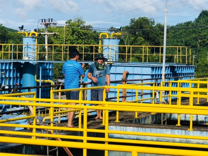 ไฟล์แนบ กปภ.สาขาพังงา ดำเนินการล้างถังตกตะกอนโรงกรองน้ำขนาด 300 ลบ.ม./ชม. สถานีผลิตน้ำโรงกรองน้ำขุมเหมืองพังงา