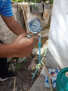 ไฟล์แนบ กปภ.สาขาบ้านตาขุน ตรวจวัดแรงดันน้ำ ณ บริเวณอำเภอบ้านตาขุน จังหวัดสุราษฎร์ธานี