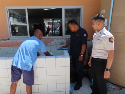 ไฟล์แนบ กปภ.สาขาระนอง ให้บริการ กปภ.เช็คชัวร์ ตรวจสอบคุณภาพน้ำ เรือนจำระนอง