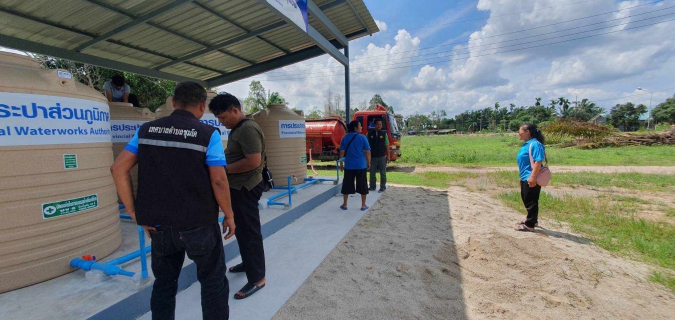 ไฟล์แนบ การประปาส่วนภูมิภาคสาขาท่าแซะ ส่งมอบ "ถังเก็บน้ำ PWA ห่วงใย ใส่ใจชุมชน" ภายใต้โครงการ กปภ.รักษ์ชุมชน ประจำปี 2566
