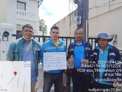 ไฟล์แนบ กปภ.สาขาภูเก็ต ร่วมกับ บริษัท เอเชีย อินฟราสตรักเชอร์ แมเนจเม้นท์ (ประเทศไทย) จำกัด (โครงการจัดการลดน้ำสูญเสีย) ดำเนินการระบายตะกอน ณ หมู่บ้านอนุภาษมโนรมณ์ โครงการเสริมทรัพย์ ต.วิชิต อ.เมืองภูเก็ต จ.ภูเก็ต