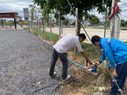 ไฟล์แนบ กปภ.สาขากาญจนบุรี ออกพื้นที่ตรวจสอบคุณภาพน้ำประปา ตรวจวัดค่าคลอรีน ค่าความขุ่นในน้ำประปา 