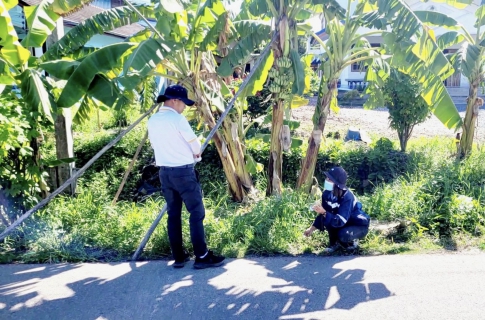 ไฟล์แนบ กปภ.สาขาขลุง ออกสำรวจหาท่อรั่วในพื้นที่ตามแผน MM08 สถานีผลิตน้ำพลิ้ว จ่ายพื้นที่ตำบลหนองชิ่ม-เกาะเปริด-บางชัน บริเวณเส้นทางไปบางชันถึงหมู่บ้านน้ำแดง