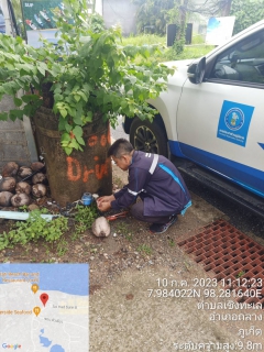 ไฟล์แนบ กปภ.สาขาภูเก็ต ดำเนินการตรวจสอบคุณภาพน้ำตามแผน บริเวณ DMA-18 เชิงทะเล-กมลา บางเทา ซ.4 ต.เชิงทะเล อ.ถลาง จ.ภูเก็ต