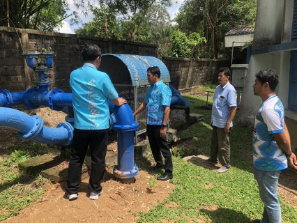 ไฟล์แนบ การประปาส่วนภูมิภาคสาขากาญจนดิษฐ์ ให้การต้อนรับ นายบุญส่ง ศรีวิเชียร ผู้ช่วยผู้อำนวยการการประปาส่วนภูมิภาคเขต 4 (วิชาการ) ในโอกาสลงพื้นที่ ตรวจเยี่ยมกปภ.สาขากาญจนดิษฐ์