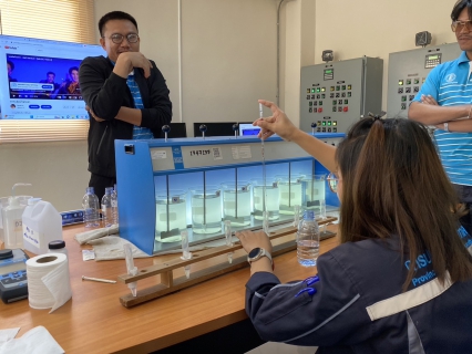 ไฟล์แนบ กปภ.สาขาขอนแก่น (พ) จัดอบรมการควบคุมคุณภาพน้ำ (On-the-job training ) แก่พนักงานเเละลูกจ้างสายงานผลิต ที่ได้รับการเเต่งตั้งบรรจุใหม่ 