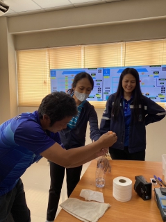ไฟล์แนบ กปภ.สาขาขอนแก่น (พ) จัดอบรมการควบคุมคุณภาพน้ำ (On-the-job training ) แก่พนักงานเเละลูกจ้างสายงานผลิต ที่ได้รับการเเต่งตั้งบรรจุใหม่ 