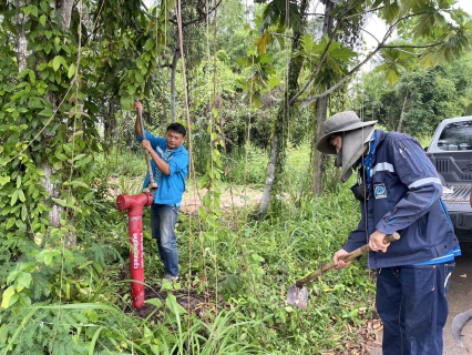 ไฟล์แนบ กปภ.สาขาขลุง ออกสำรวจหาท่อรั่วในพื้นที่ตามแผน MM04 จุดซื้อขาย สถานีจ่ายน้ำดงกลาง จ่ายพื้นที่ตำบลบ่อและตำบลวันยาว พร้อมระบายตะกอนในเส้นท่อปลายสาย หมู่4 ตำบลวันยาว