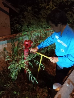 ไฟล์แนบ   กปภ.สาขาปากพนัง ลงพื้นที่เดินสำรวจหาท่อแตก/ท่อรั่ว จากการทำ step test ในพื้นที่ DM-01-01-01 ตามแผนลดน้ำสูญเสีย บริเวณพื้นที่ ต.บางศาลา,ต.ป่าระกำ,ต.บ้านใหม่ อ.ปากพนัง จ.นครศรีธรรมราช 