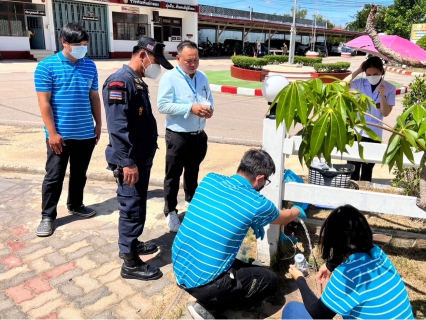 ไฟล์แนบ กปภ.สาขาสมุทรสงคราม  ร่วมกับ กองระบบผลิตและควบคุมน้ำ กปภ.ข.3 ลงพื้นที่เก็บตัวอย่างน้ำเพื่อนำไปตรวจวิเคราะห์คุณภาพน้ำประปา ณ เรือนจำกลางสมุทรสงคราม 