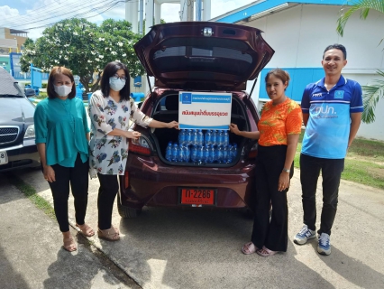 ไฟล์แนบ กปภ.สาขาปราณบุรี มอบน้ำดื่มตราสัญลักษณ์ ตามโครงการ CSR ให้กับอำเภอปราณบุรี และเกษตรอำเภอปราณบุรี ใช้ในกิจกรรมโครงการอำเภอยิ้มเคลื่อนที่ และกิจกรรมทุเรียนเขาจ้าว และของดีเมืองปราณบุรี   