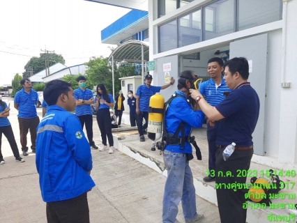 ไฟล์แนบ กปภ.สาขาขลุง เข้าร่วมโครงการฝึกอบรมเรื่อง "ประชุมให้ความรู้ความเข้าใจการใช้งานคลอรีนเหลวและชักซ้อมการเผชิญเหตุกรณีแก๊สคลอรีนรั่วไหล ประจำปี 2566 ให้กับ กปภ.สาขาในสังกัด" ณ สถานีผลิตน้ำปากแซง กปภ.สาขาจันทบุรี