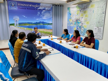 ไฟล์แนบ การประปาส่วนภูมิภาคสาขากระบี่ ให้การต้อนรับ นายไกรสร มะหะหมัด ผู้ช่วยผู้อำนวยการการประปาส่วนภูมิภาคเขต 4 (บริหาร) ในโอกาสลงพื้นที่ ตรวจเยี่ยมกปภ.สาขา 