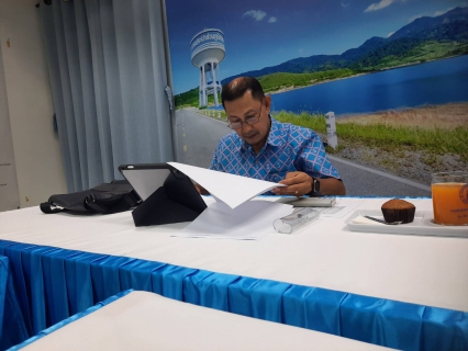 ไฟล์แนบ การประปาส่วนภูมิภาคสาขากระบี่ ให้การต้อนรับ นายไกรสร มะหะหมัด ผู้ช่วยผู้อำนวยการการประปาส่วนภูมิภาคเขต 4 (บริหาร) ในโอกาสลงพื้นที่ ตรวจเยี่ยมกปภ.สาขา 