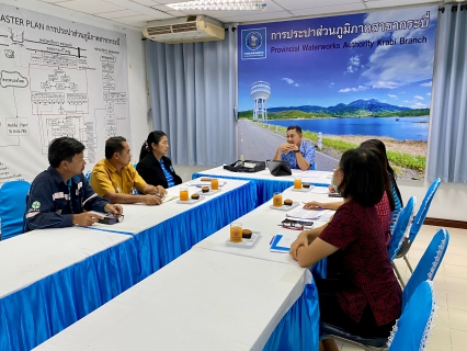 ไฟล์แนบ การประปาส่วนภูมิภาคสาขากระบี่ ให้การต้อนรับ นายไกรสร มะหะหมัด ผู้ช่วยผู้อำนวยการการประปาส่วนภูมิภาคเขต 4 (บริหาร) ในโอกาสลงพื้นที่ ตรวจเยี่ยมกปภ.สาขา 