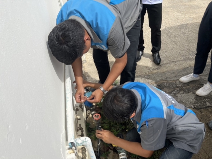 ไฟล์แนบ กปภ.สาขากาญจนบุรี และงานควบคุมคุณภาพน้ำ 1 กปภ.ข.3 ร่วมกันตรวจวิเคราะห์คุณภาพน้ำ