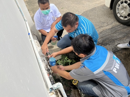 ไฟล์แนบ กปภ.สาขากาญจนบุรี และงานควบคุมคุณภาพน้ำ 1 กปภ.ข.3 ร่วมกันตรวจวิเคราะห์คุณภาพน้ำ