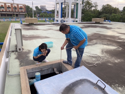 ไฟล์แนบ กปภ.สาขาท่ามะกา เข้าร่วมการตรวจสอบคุณภาพน้ำในถังน้ำใส ตามแนวทางการดำเนินการโครงการจัดการน้ำสะอาด (WSP) 