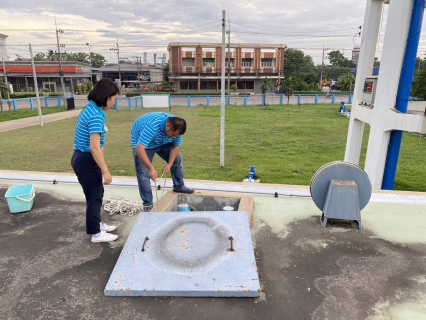 ไฟล์แนบ กปภ.สาขาท่ามะกา เข้าร่วมการตรวจสอบคุณภาพน้ำในถังน้ำใส ตามแนวทางการดำเนินการโครงการจัดการน้ำสะอาด (WSP) 