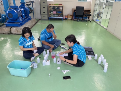 ไฟล์แนบ กปภ.สาขาท่ามะกา เข้าร่วมการตรวจสอบคุณภาพน้ำในถังน้ำใส ตามแนวทางการดำเนินการโครงการจัดการน้ำสะอาด (WSP) 