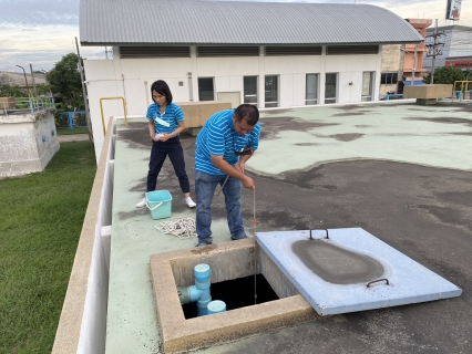 ไฟล์แนบ กปภ.สาขาท่ามะกา เข้าร่วมการตรวจสอบคุณภาพน้ำในถังน้ำใส ตามแนวทางการดำเนินการโครงการจัดการน้ำสะอาด (WSP) 