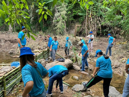 ไฟล์แนบ กำแพงเพชร - ขาณุฯ จับมือ  สร้างฝาย สร้างความชุ่มชื้นกับผืนป่า