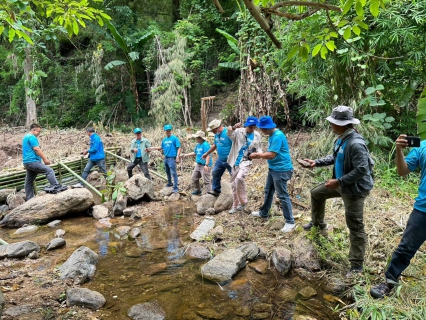 ไฟล์แนบ กำแพงเพชร - ขาณุฯ จับมือ  สร้างฝาย สร้างความชุ่มชื้นกับผืนป่า